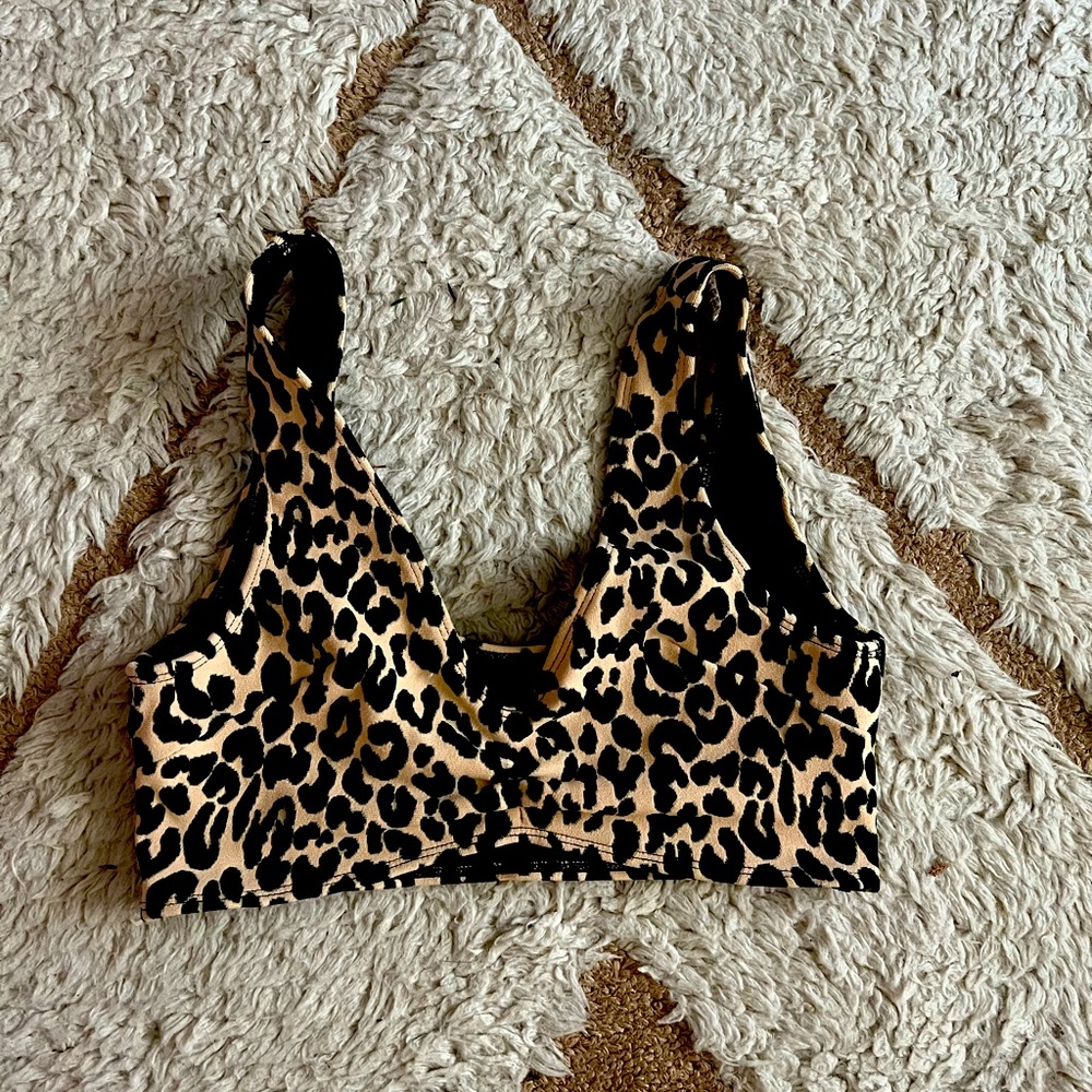 Montce Textured Leopard Kim Variation Top